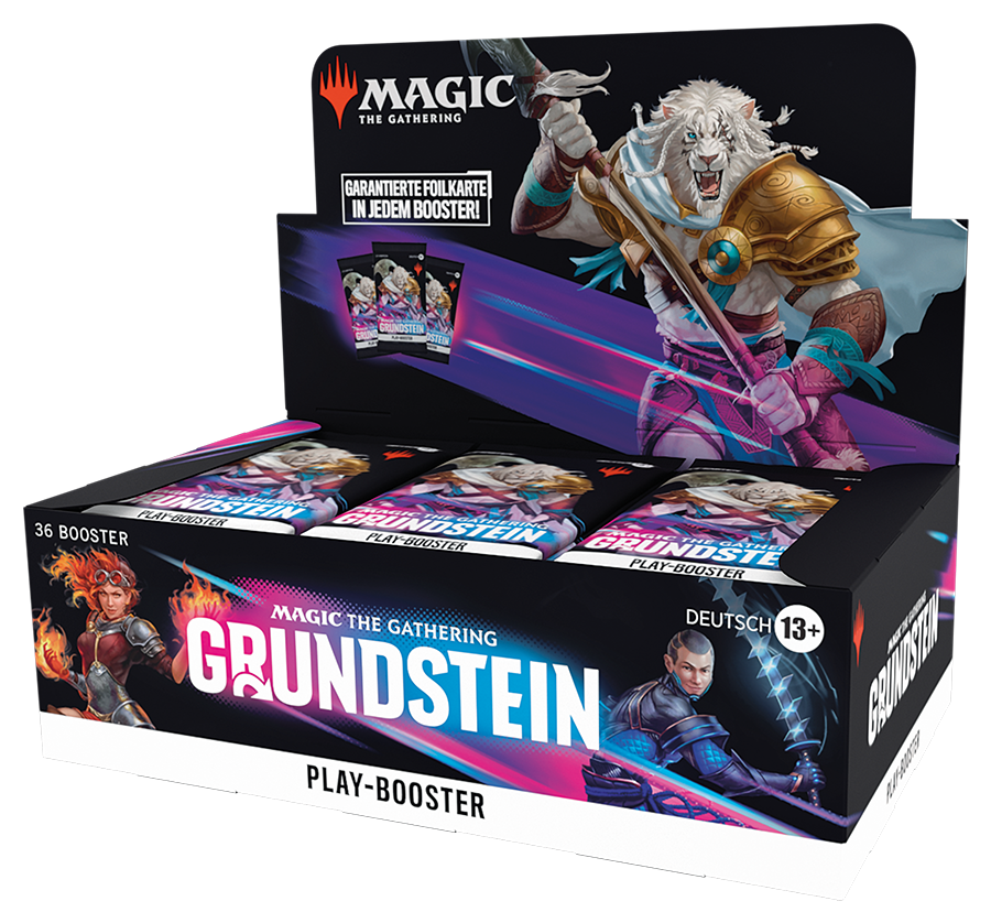 Grundstein Play Booster Display - deutsch