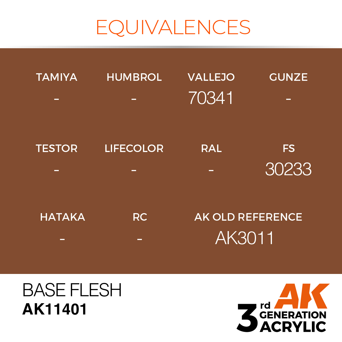 AK11401 Base Flesh