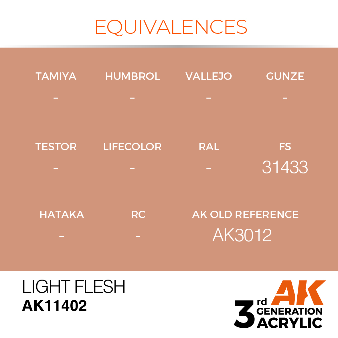 AK11402 Light Flesh