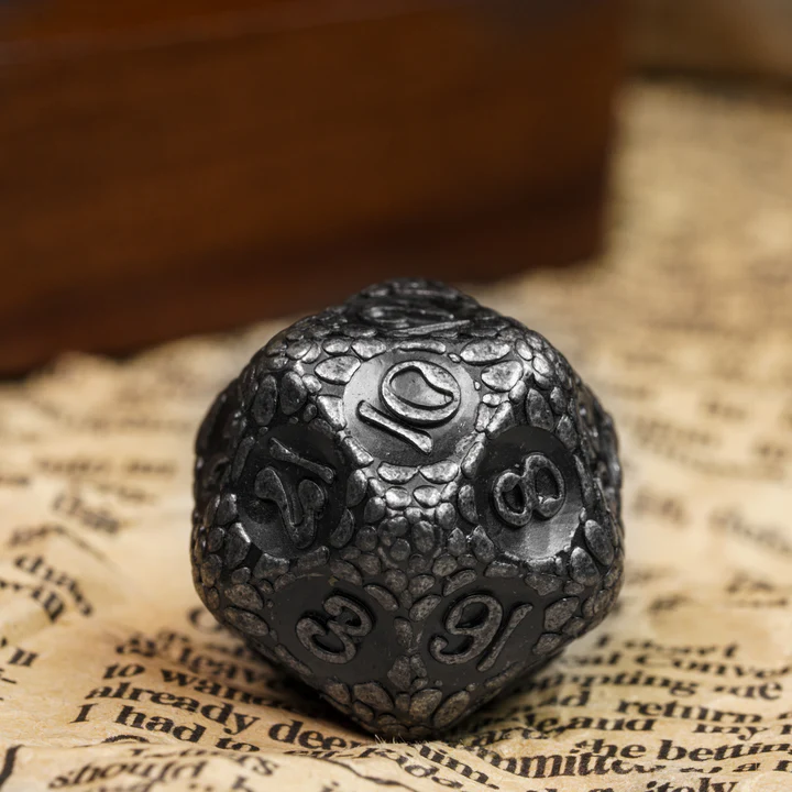 Fossilied Dragon Egg - silver