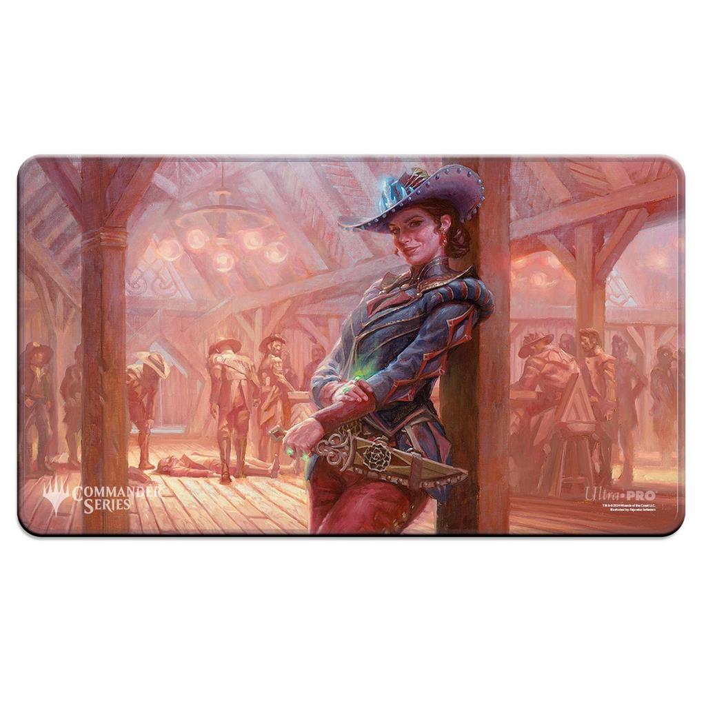  UP - Outlaws of Thunder Junction Stitched Edge Playmat for Magic: The Gathering