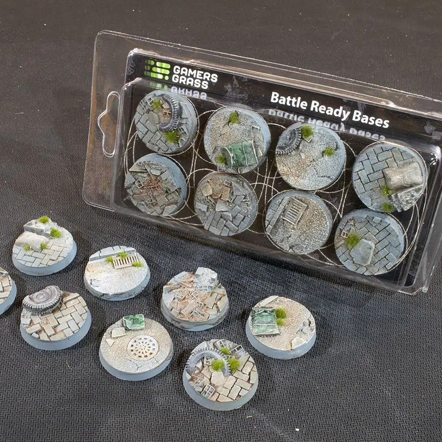 Urban Warfare Bases - Round 32mm (x8)