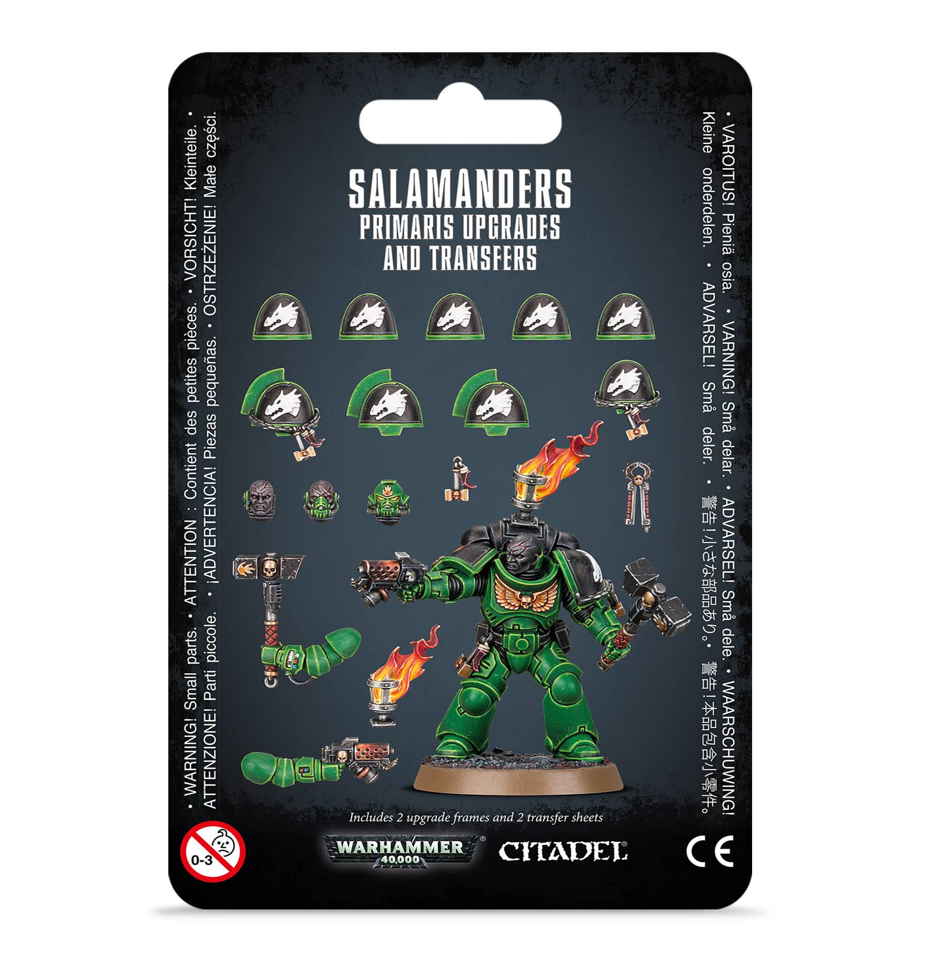 Upgrades und Abziehbilder der Salamanders 