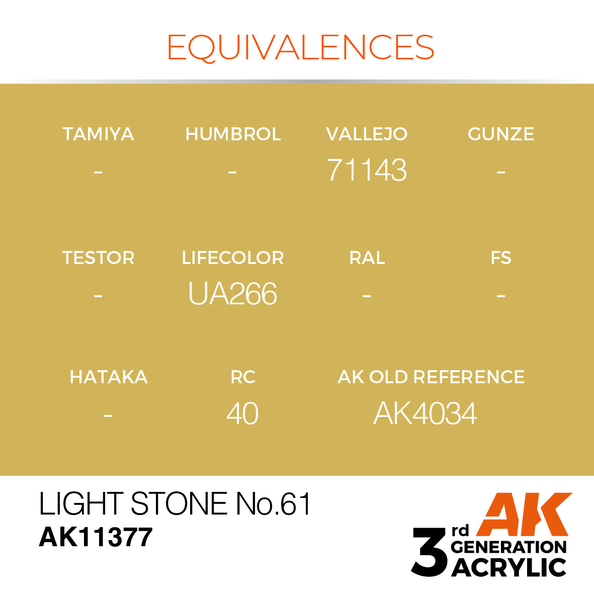 AK11377 Light Stone No.61