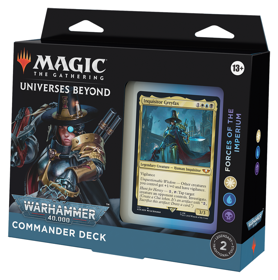 MtG Universes Beyond - Warhammer 40k Commander Deck - Englisch - Forces of the Imperium