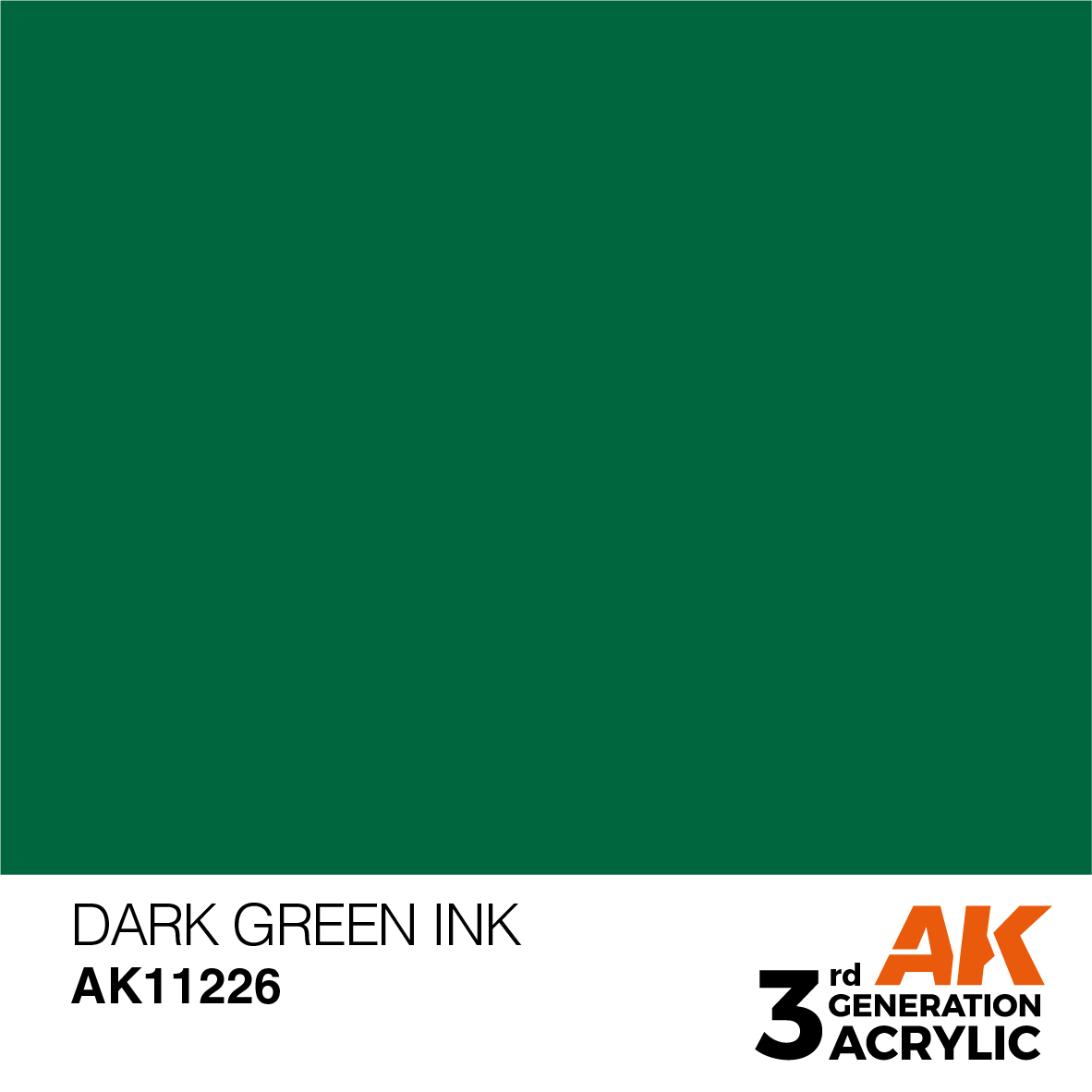 AK11226 Dark Green INK (3rd-Generation) (17mL)