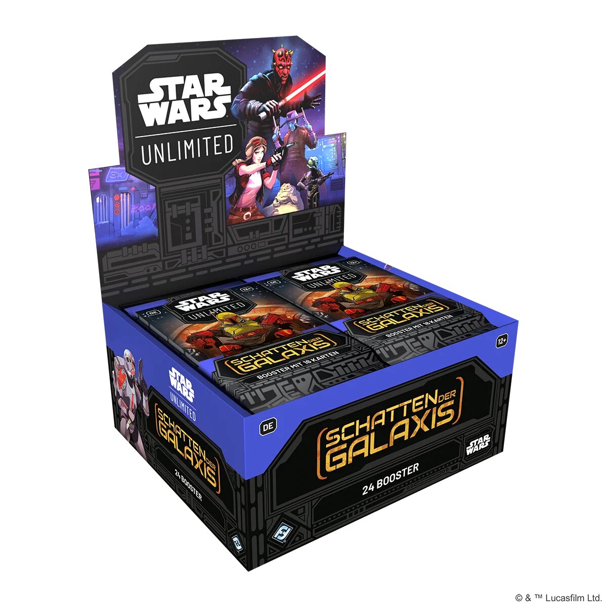 Star Wars Unlimited - Schatten der Galaxis Booster Display deutsch