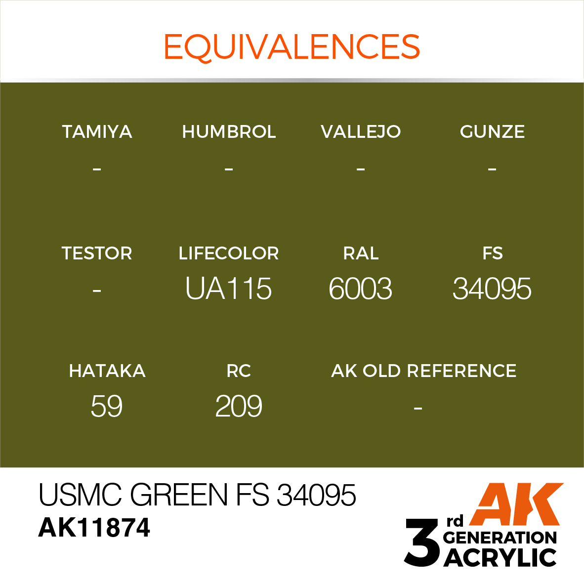 AK11874 USMC Green FS 34095 – AIR