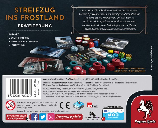 Frostpunkt - Das Brettspiel: Streifzug ins Frostland (Erweiterung)