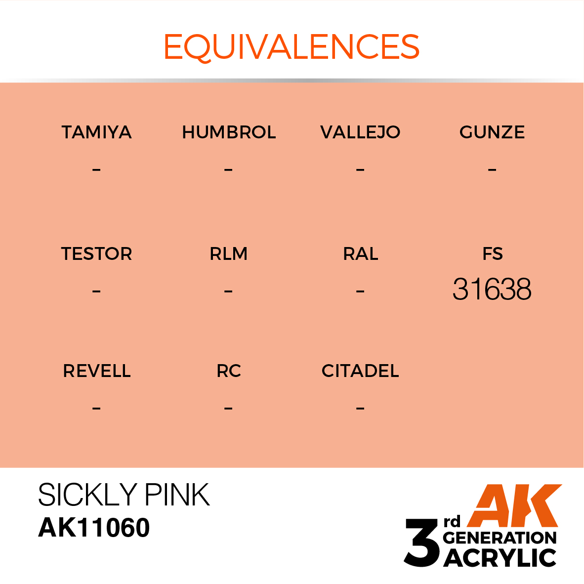 AK11060 Sickly Pink (3rd-Generation) (17mL)