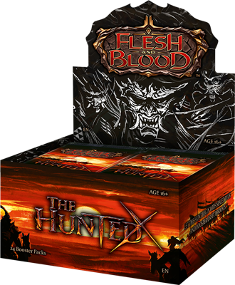 Flesh & Blood TCG - The Hunted Booster Display