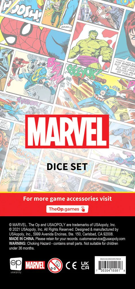 Marvel Avengers D6 Set (6 Stück)