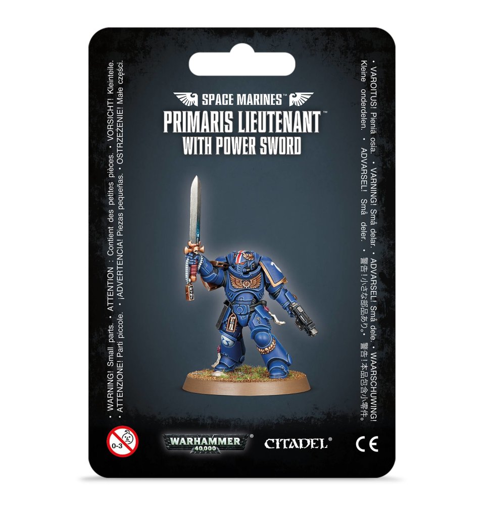 Primaris Lieutenant mit Energieschwert