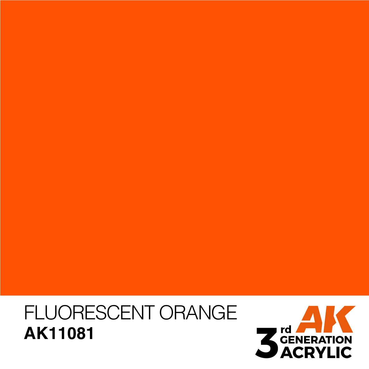 AK11081 Fluorescent Orange (3rd-Generation) (17mL)