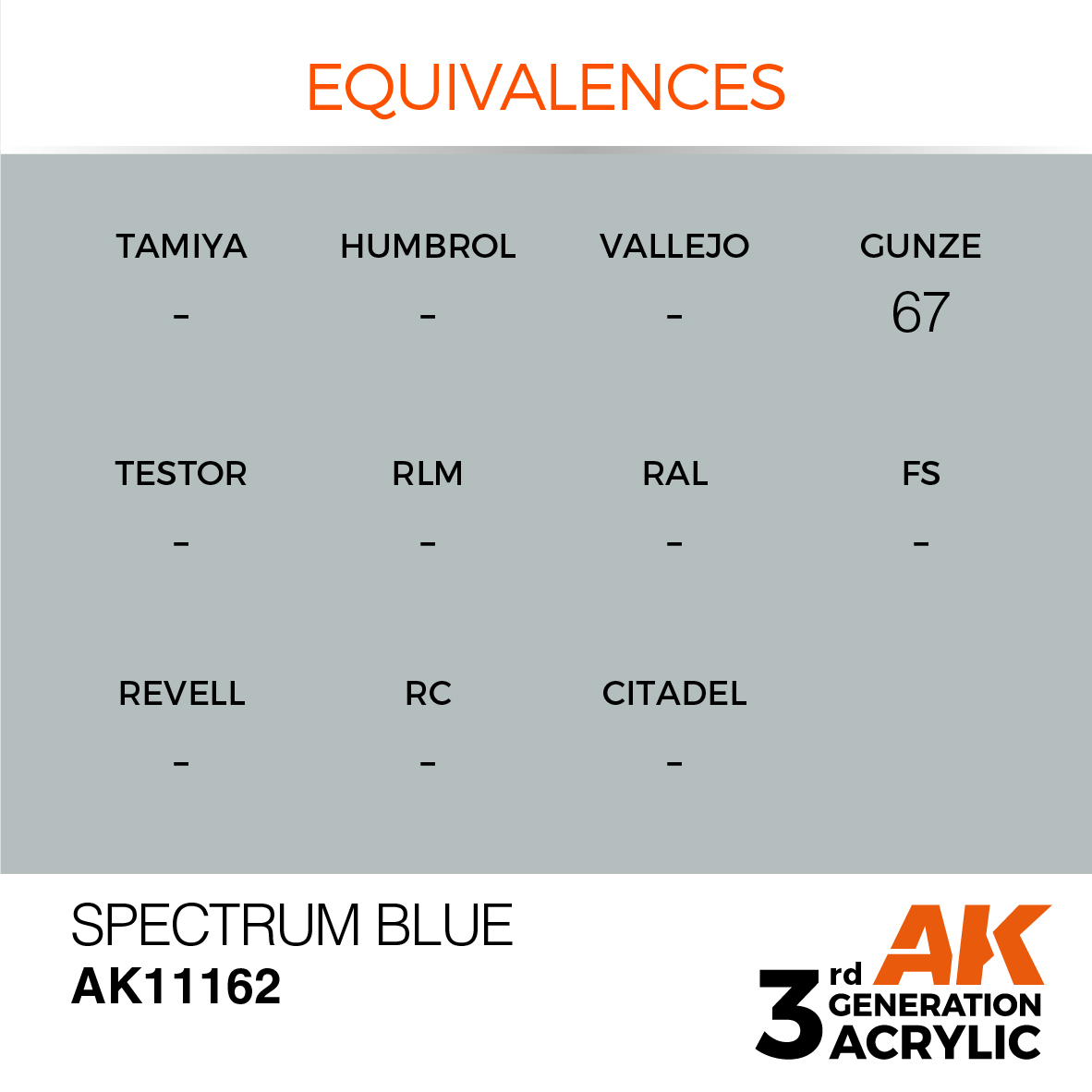 AK11162 Spectrum Blue (3rd-Generation) (17mL)