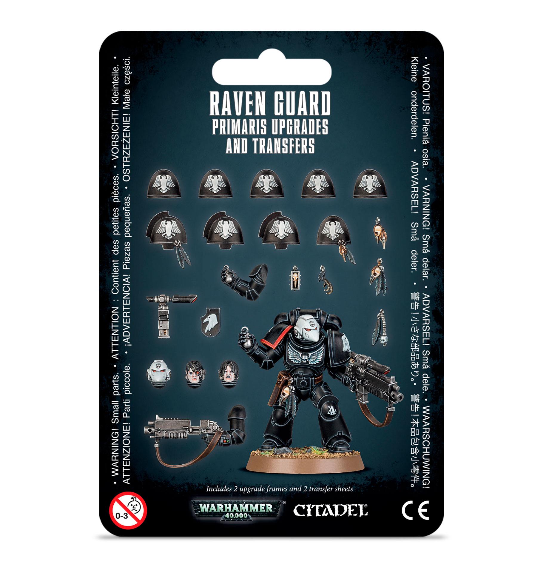 Primaris-Upgrades und Abziehbilder der Raven Guard