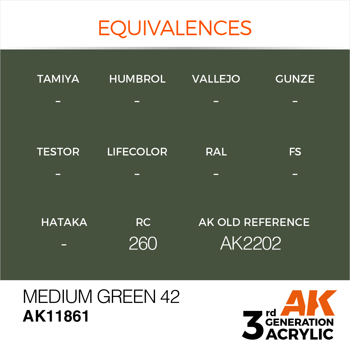 AK11861 Medium Green 42 – AIR