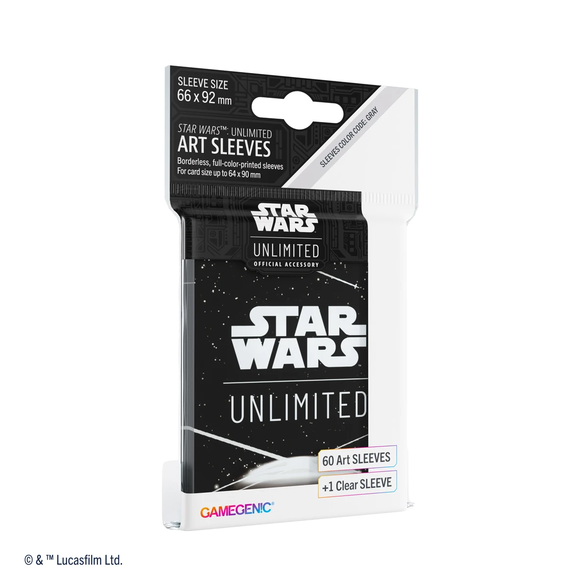 Star Wars: Unlimited Art Sleeves - Card Back White