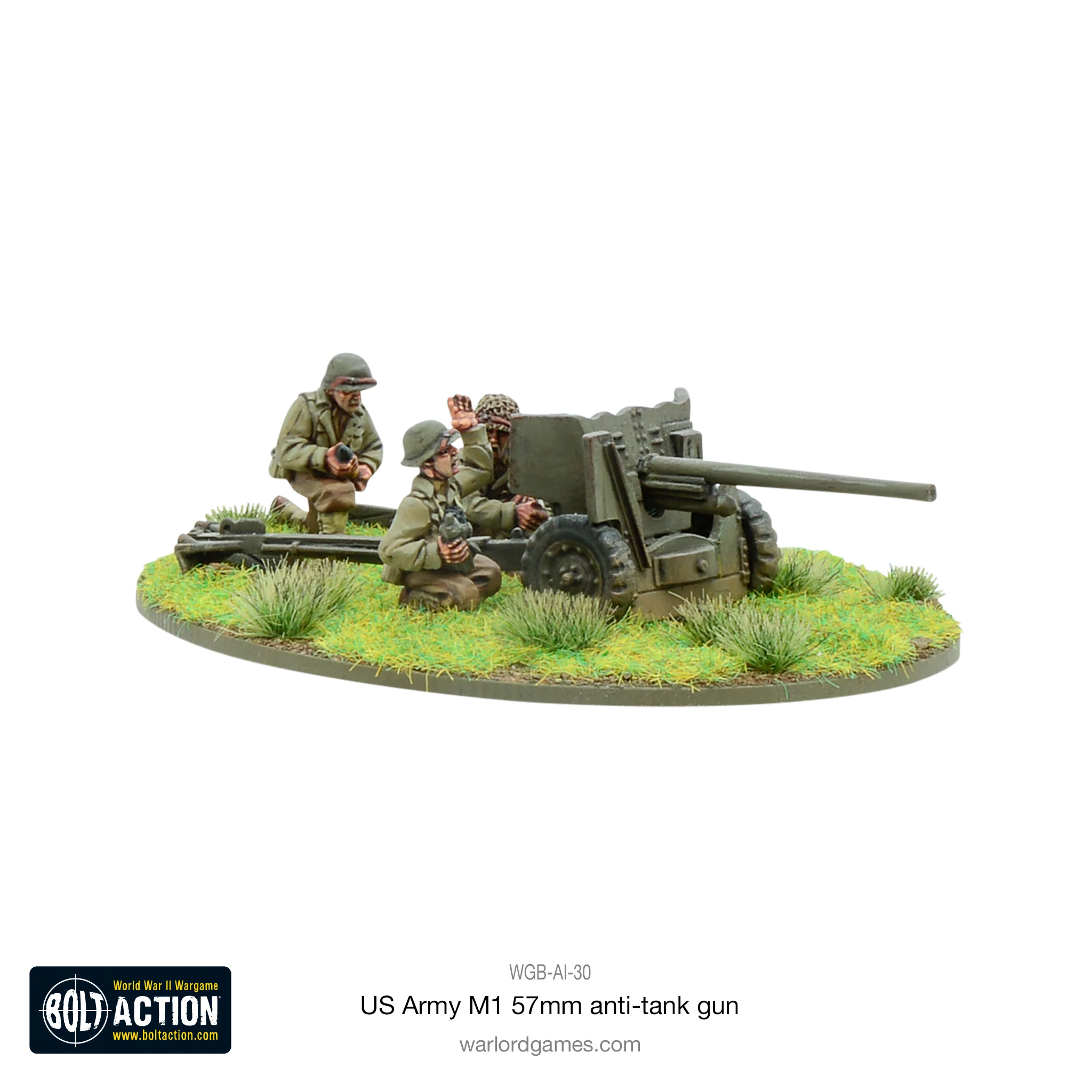  US Army M1 57mm anti-tank gun