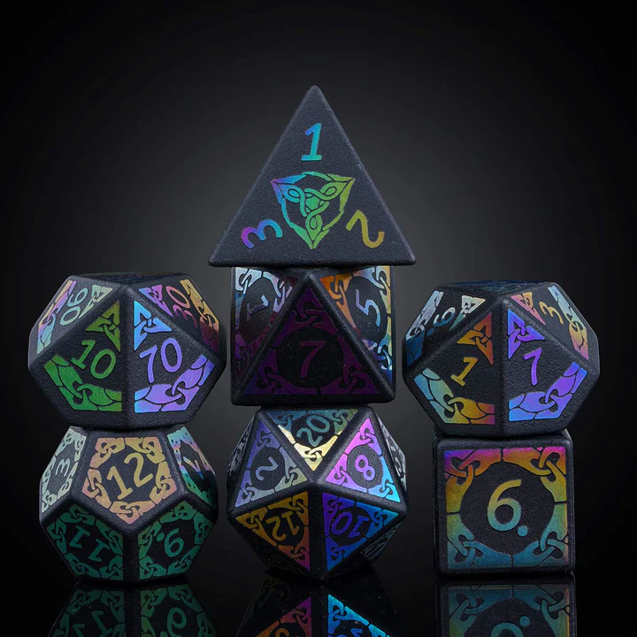 Obsidian Rainbow Ornament