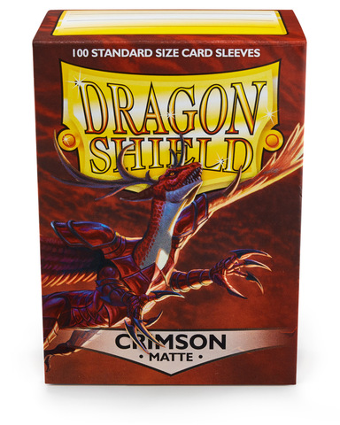 Dragon Shield: Matte – Crimson (100) 