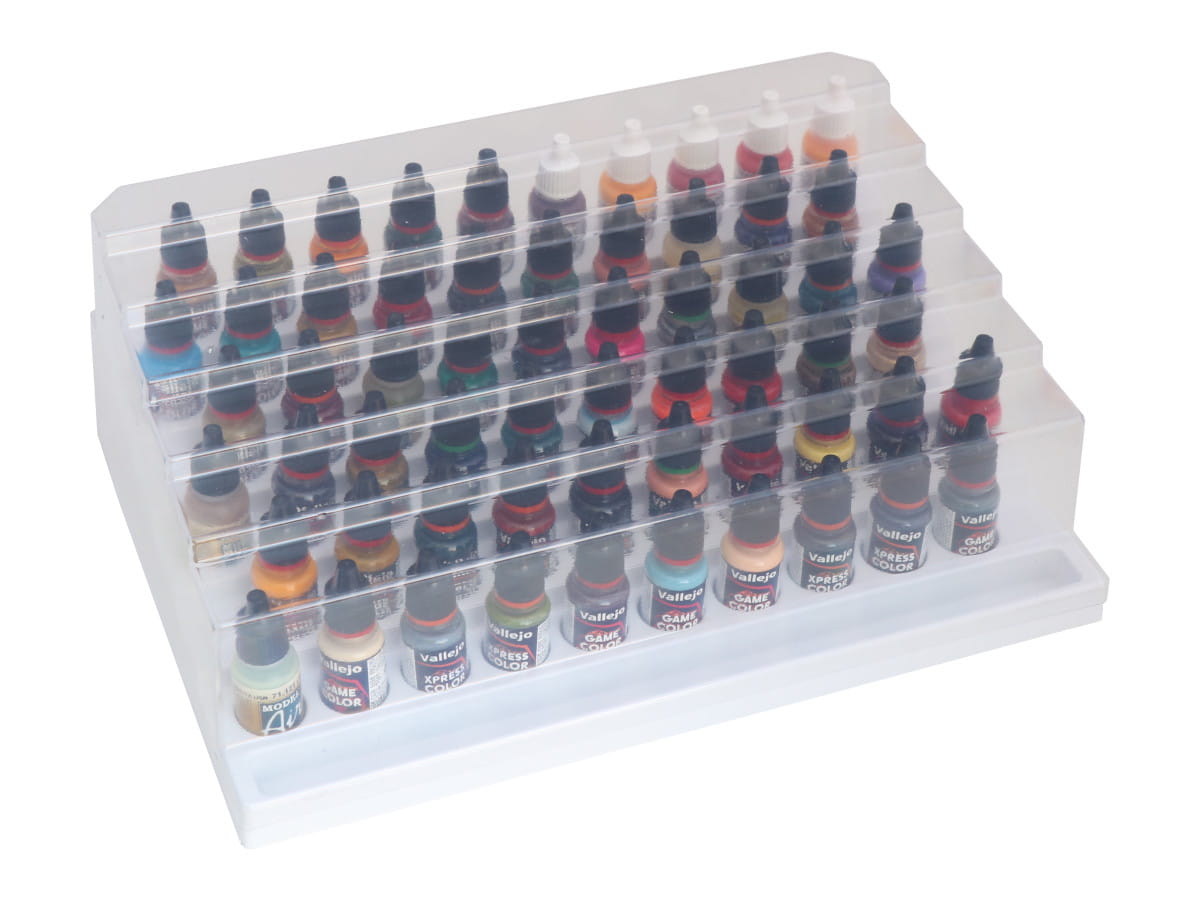 Paint Stand for 60 bottles of Army Painter, Vallejo, etc. [SAFE-PS01]