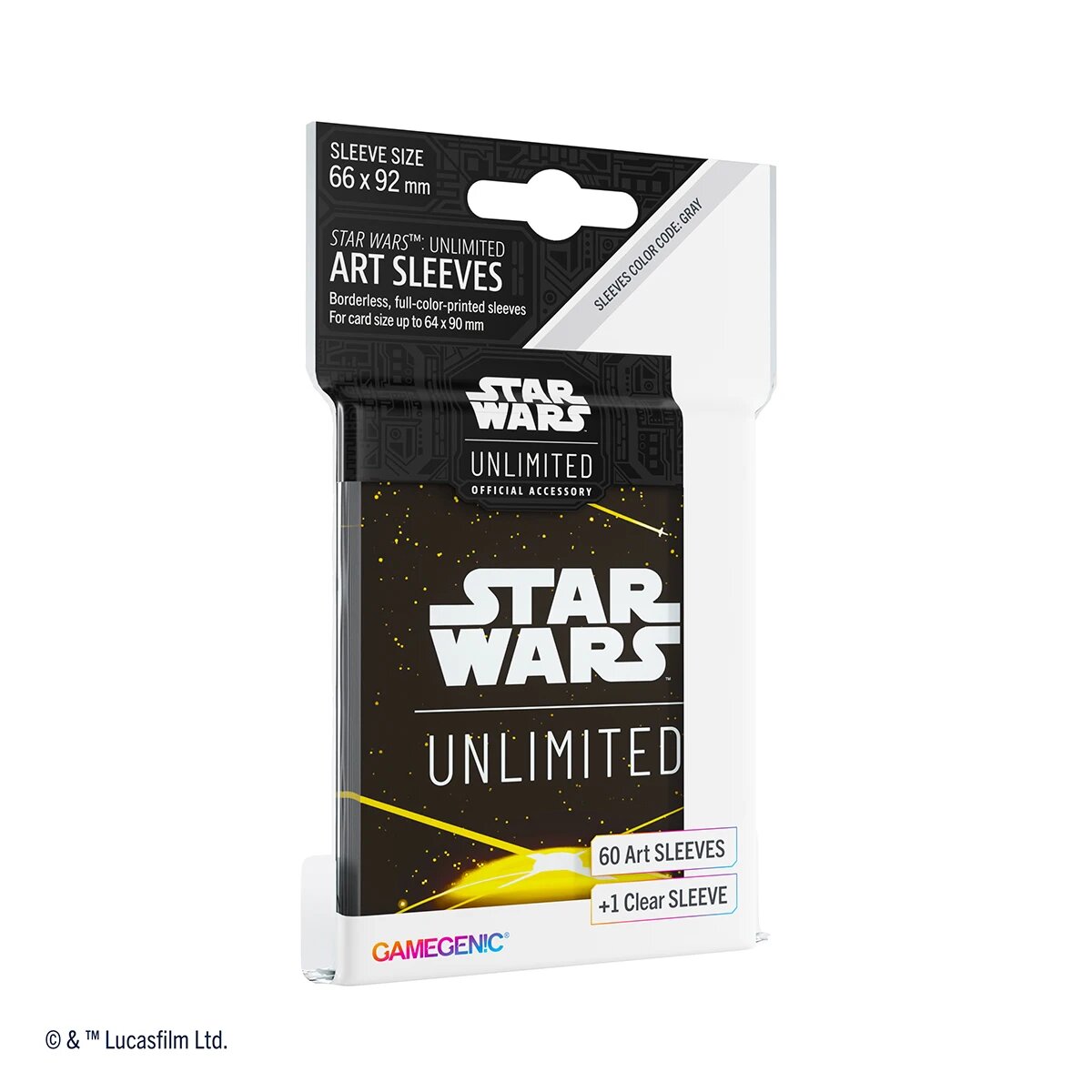Star Wars: Unlimited Art Sleeves - Card Back Yellow