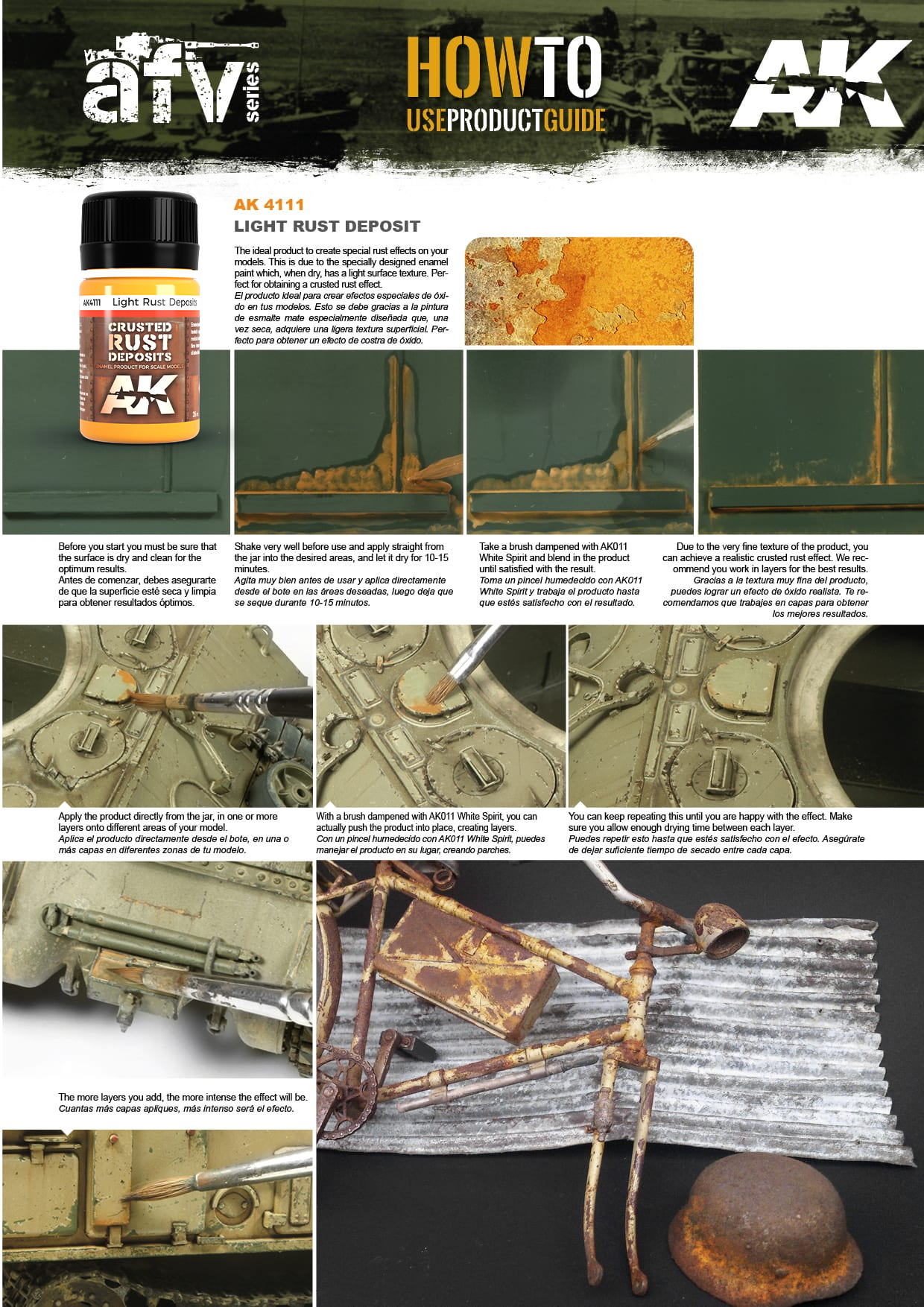 AK4111 Light Rust Deposit