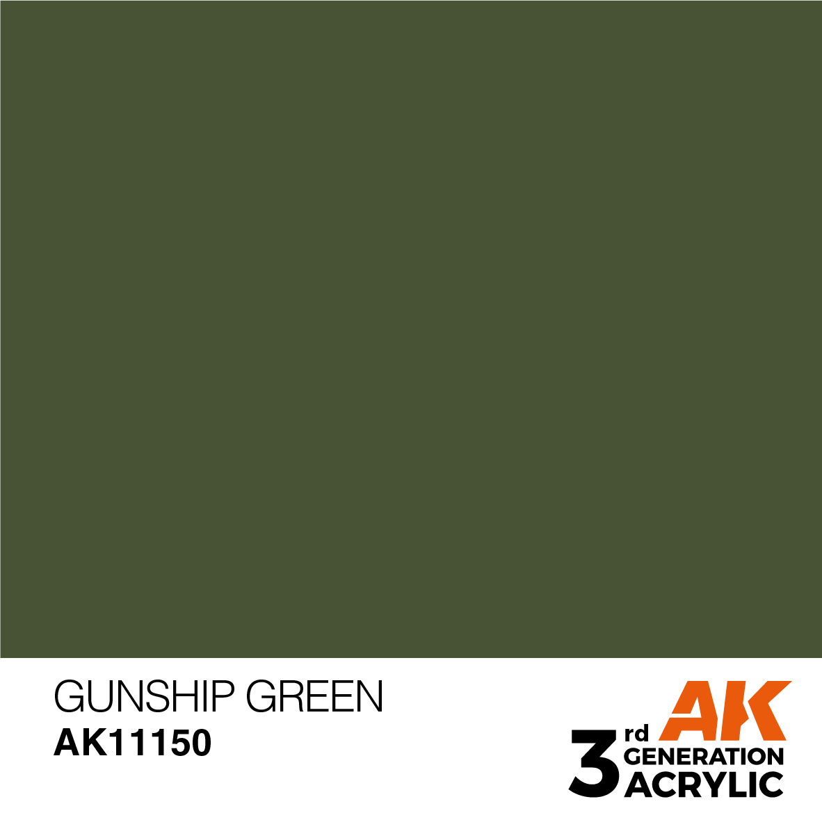 AK11150 Gunship Green (3rd-Generation) (17mL)