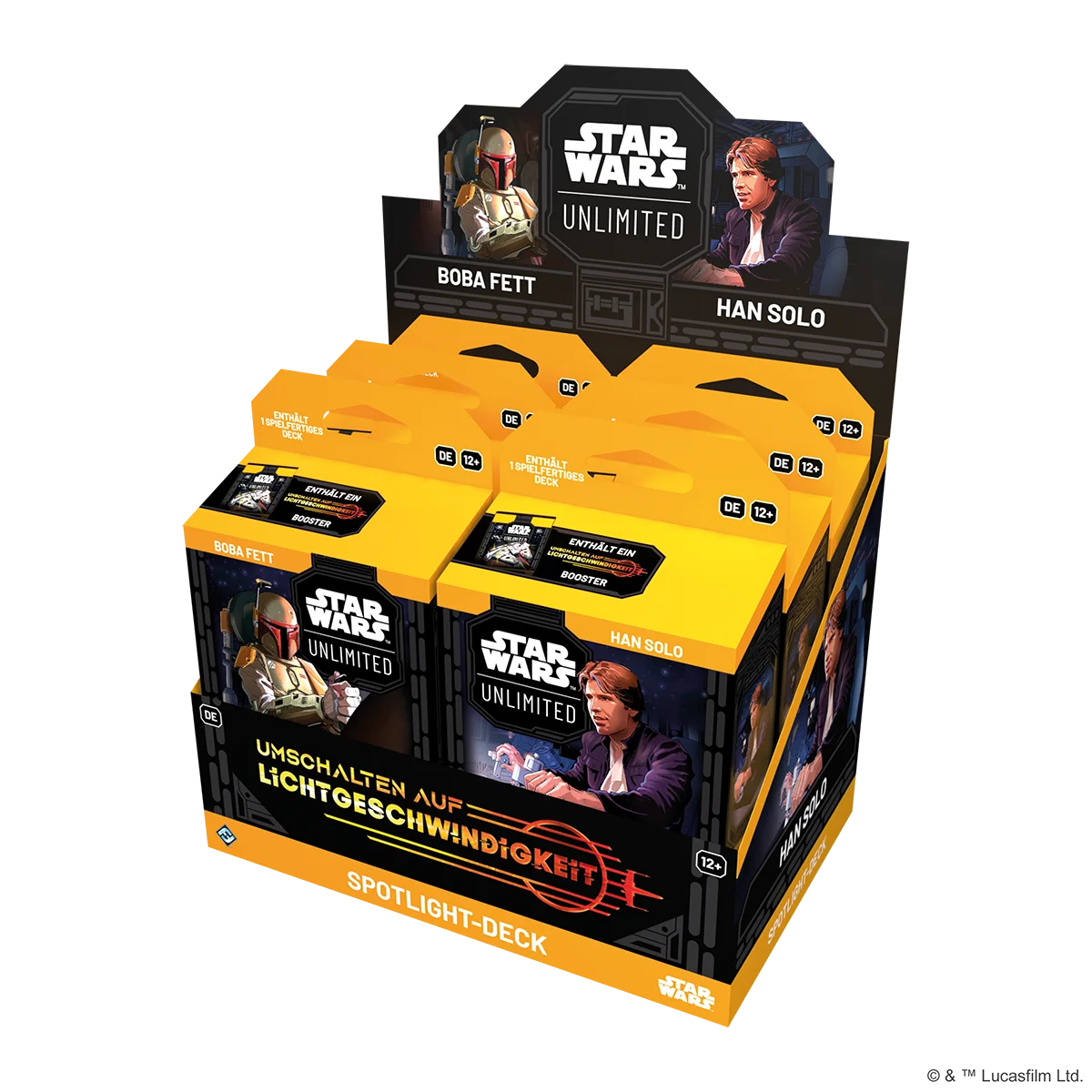 Star Wars: Unlimited – Umschalten auf Lichtgeschwindigkeit Spotlight Deck "Han Solo" deutsch Vorbestellung