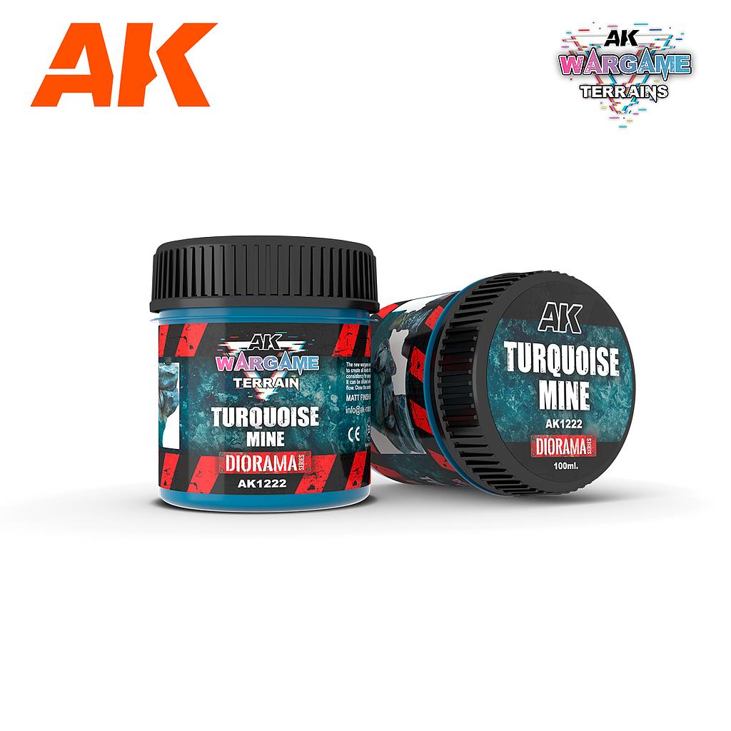 AK1222 Turquoise Mine Wargame Terrains 100 ml