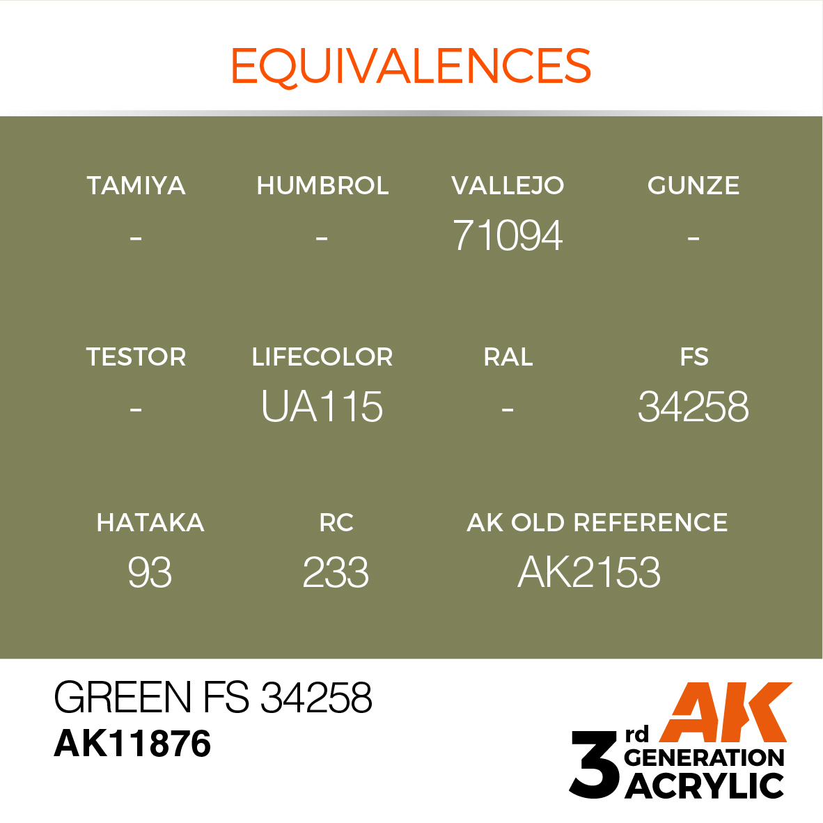 AK11876 Green FS 34258 – AIR