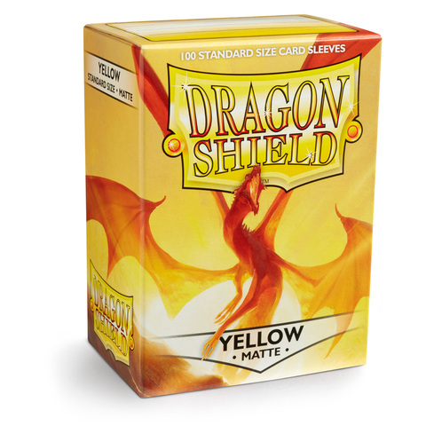 Dragon Shield: Matte – Yellow (100)