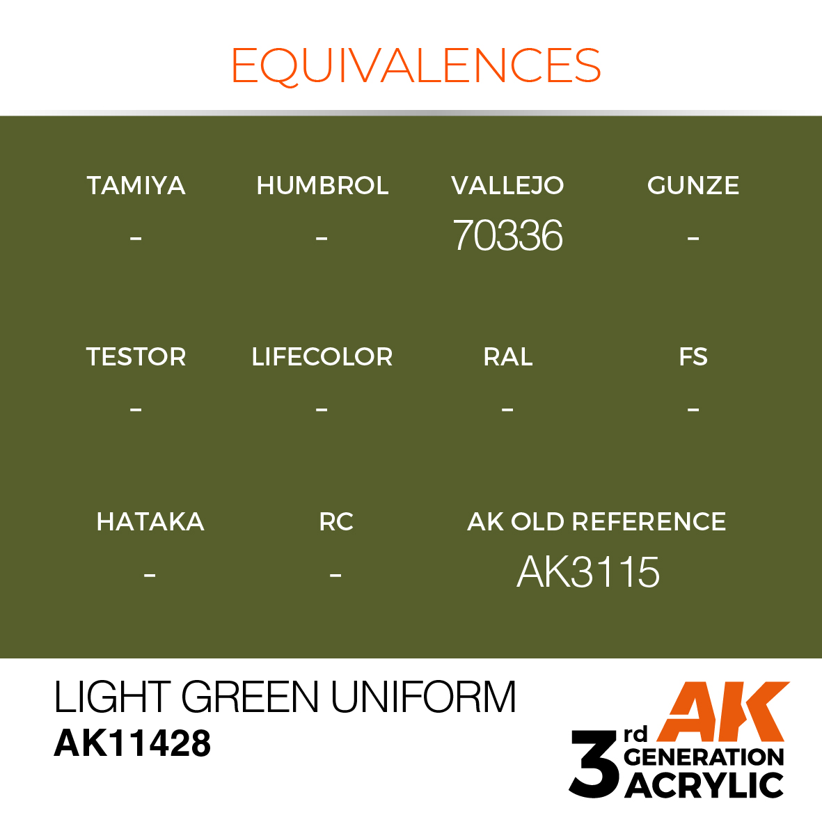 AK11428 Light Green Uniform