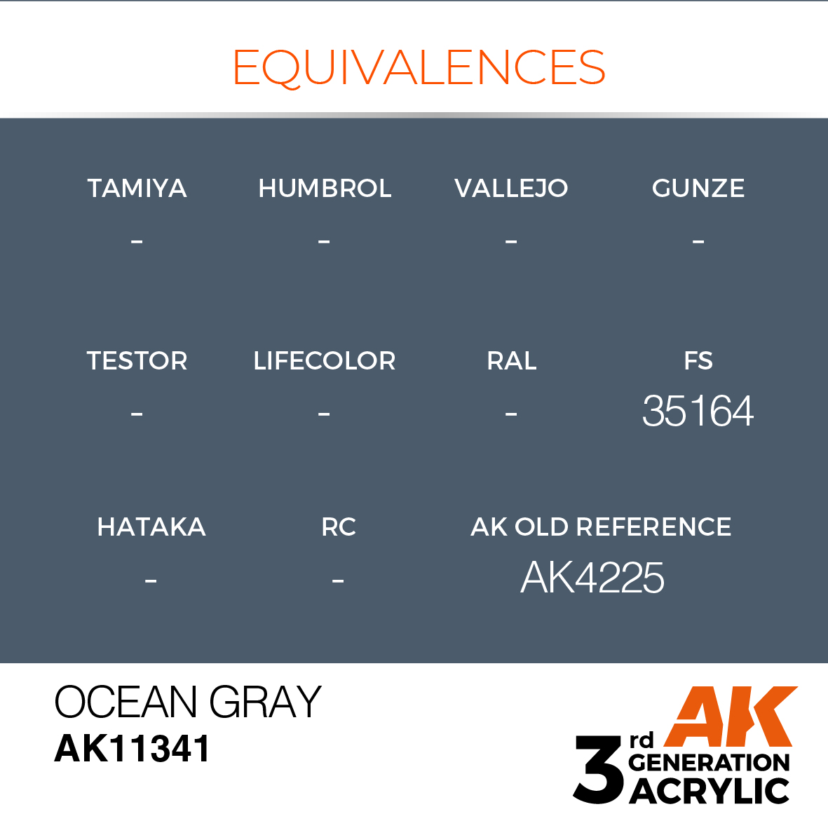 AK11341 Ocean Gray (FS35164)