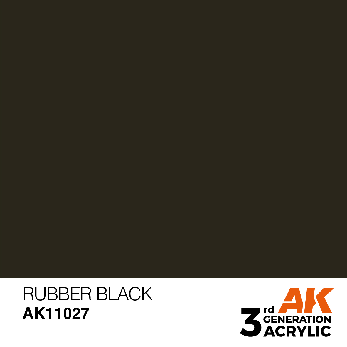 AK11027 Rubber Black (3rd-Generation) (17mL)