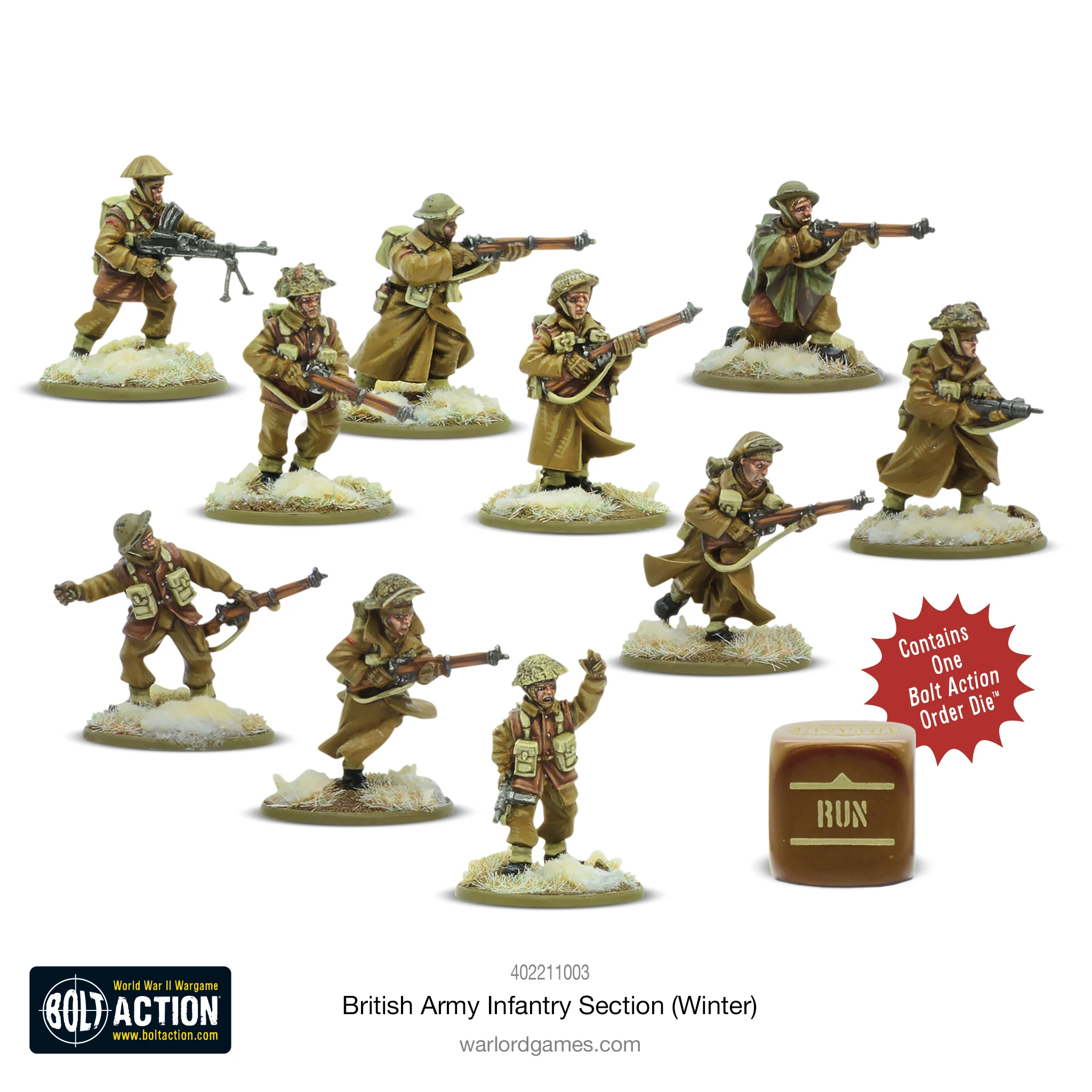 British Infantry section (Winter)