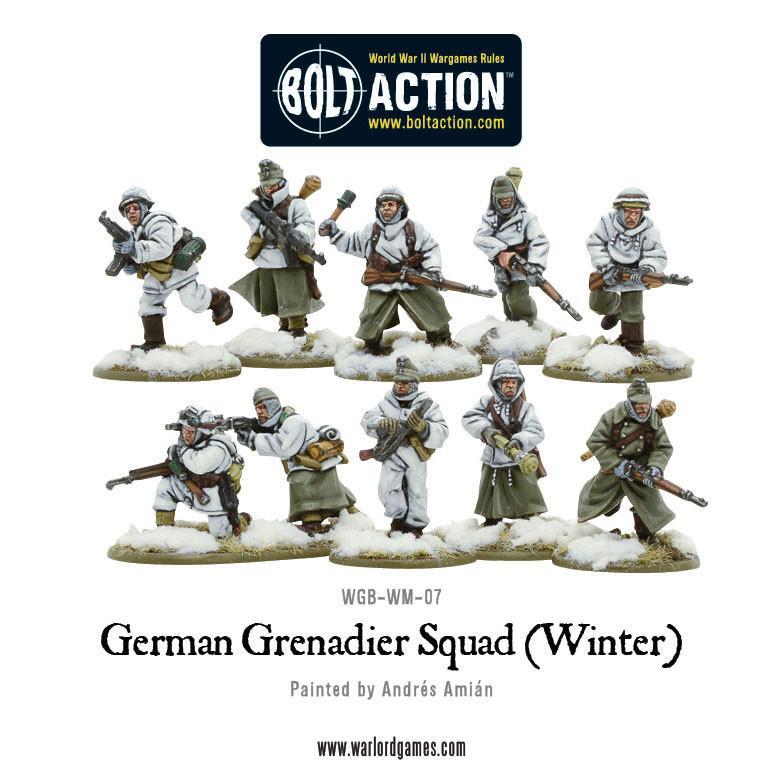 Germans Grenadiers in Winter Clothing