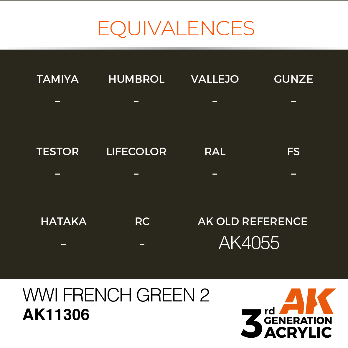 AK11306 WWI French Green 2