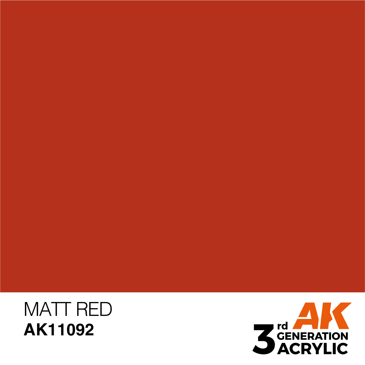 AK11092 Matt Red (3rd-Generation) (17mL)