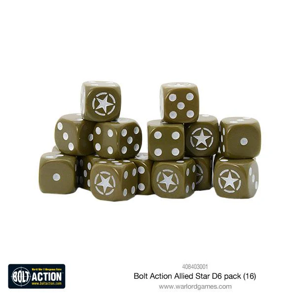  Bolt Action Allied Star D6 pack