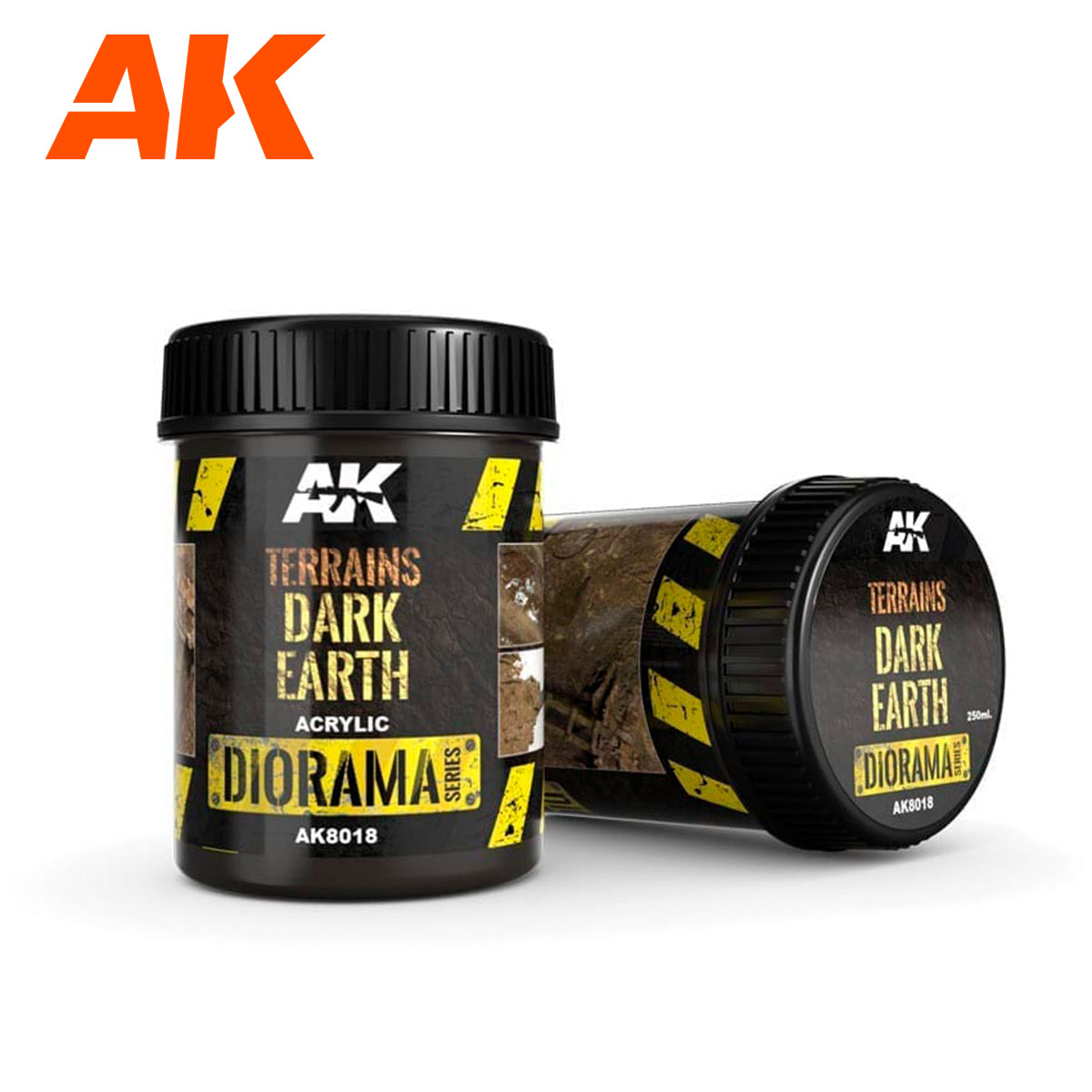 AK8018 Terrains Dark Earth (250mL) (Acrylic)