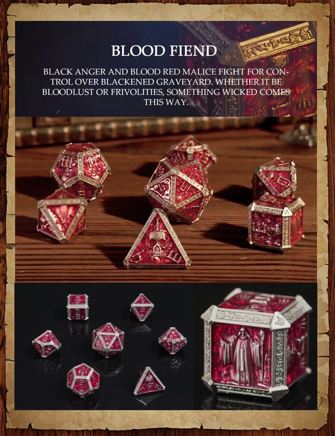 Undead Necro Dice - Blood Fiend Legion