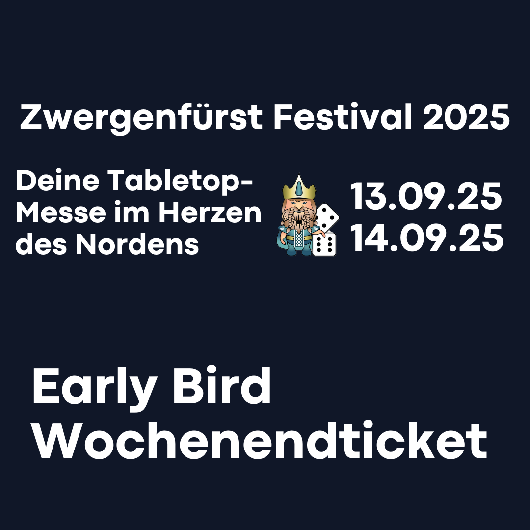 Early-Bird-Wochenendticket (Samstag & Sonntag) Zwergenfürst Festival 2025