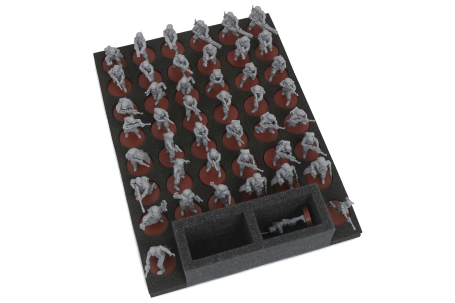 Foam tray for 46 troop minis (SAFE-L-46M)