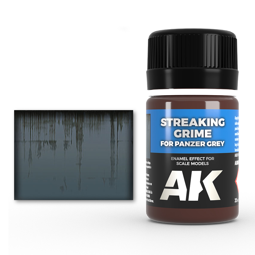 AK069 Streaking Grime for Panzer Grey