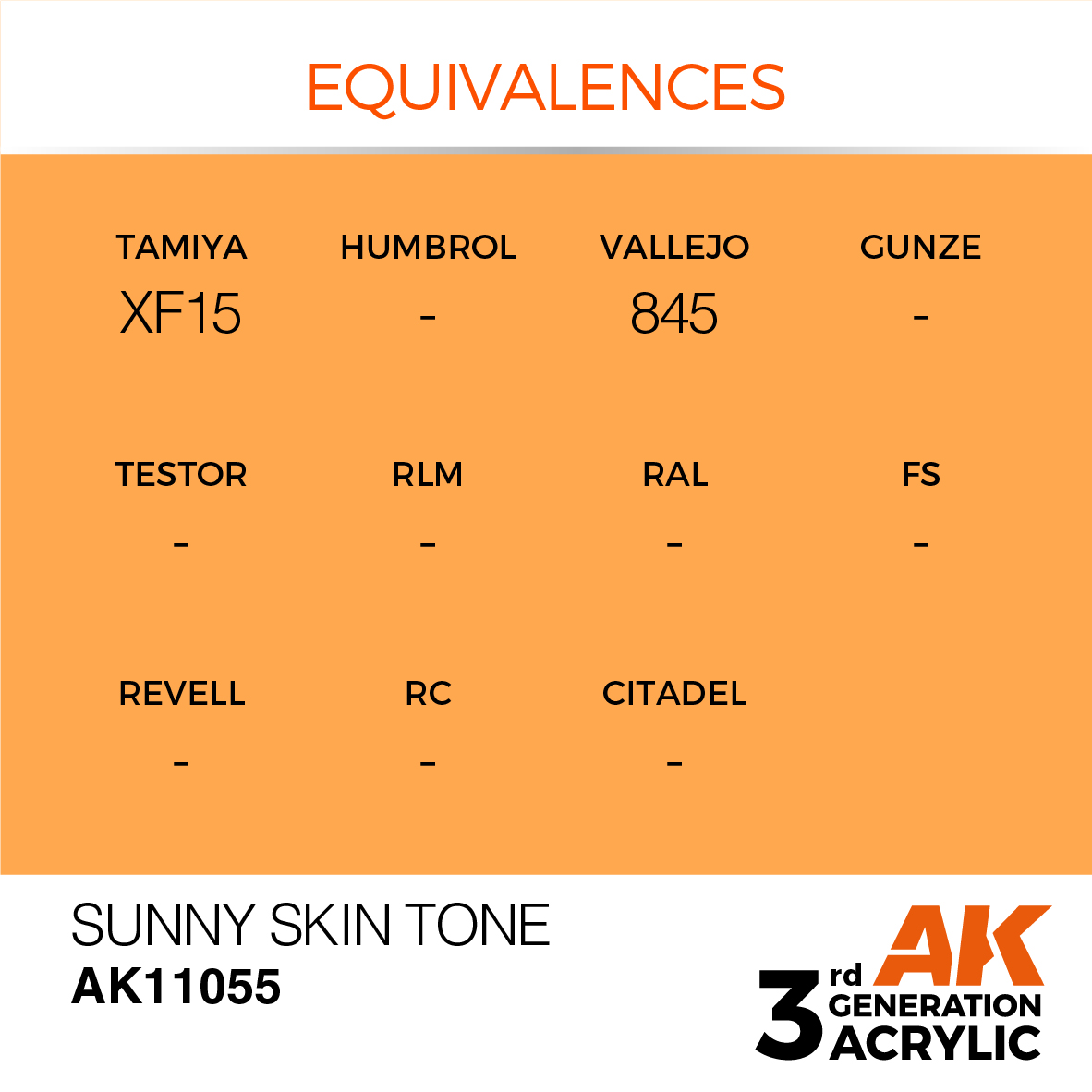 AK11055 Sunny Skin Tone (3rd-Generation) (17mL)