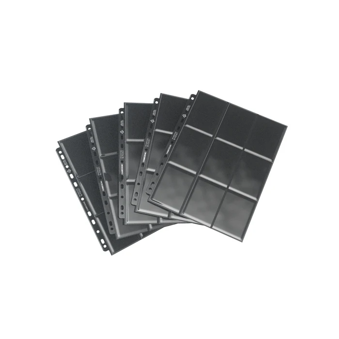 Sideloading 18-Pocket Pages 10 pcs pack Black