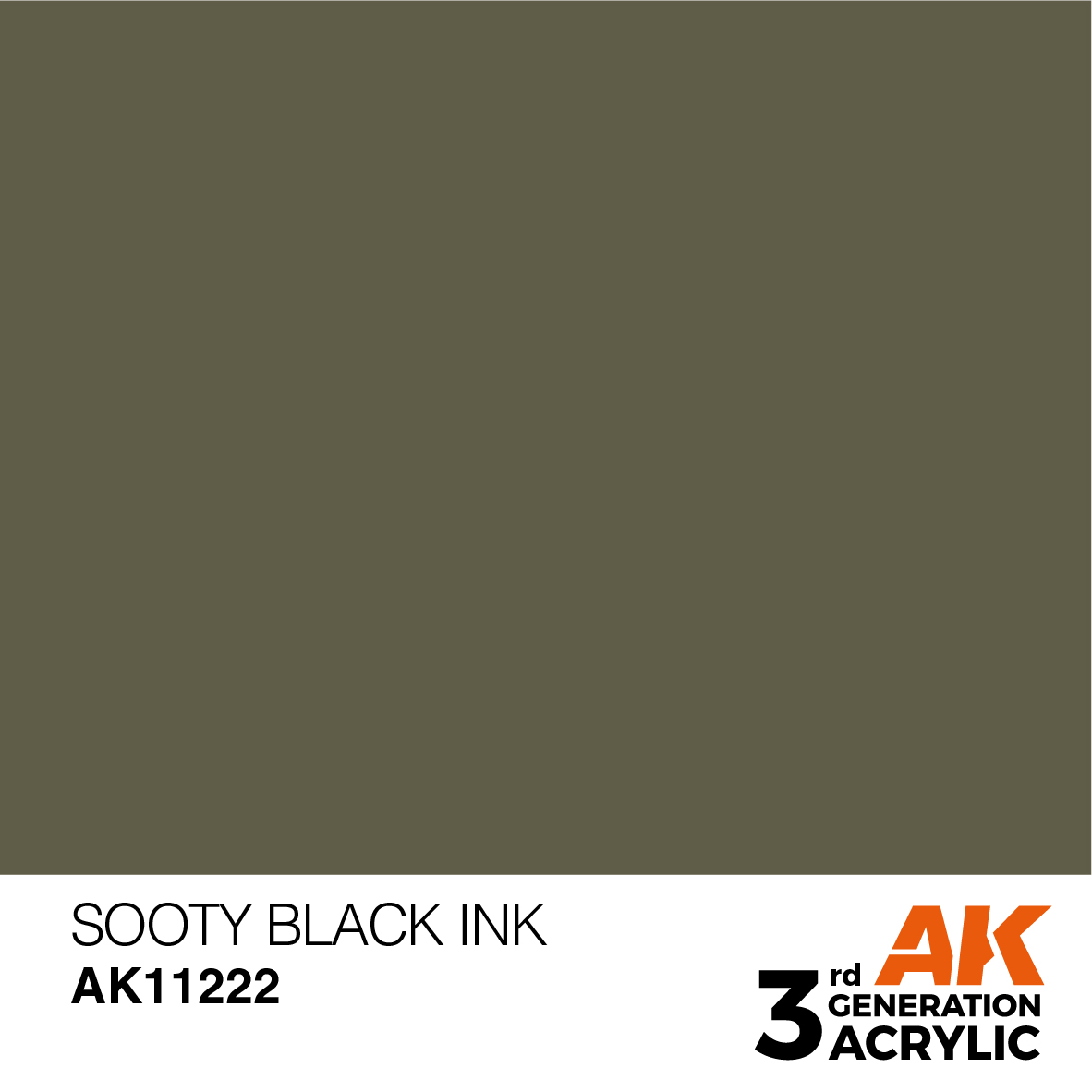 AK11222 Sooty Black INK (3rd-Generation) (17mL)