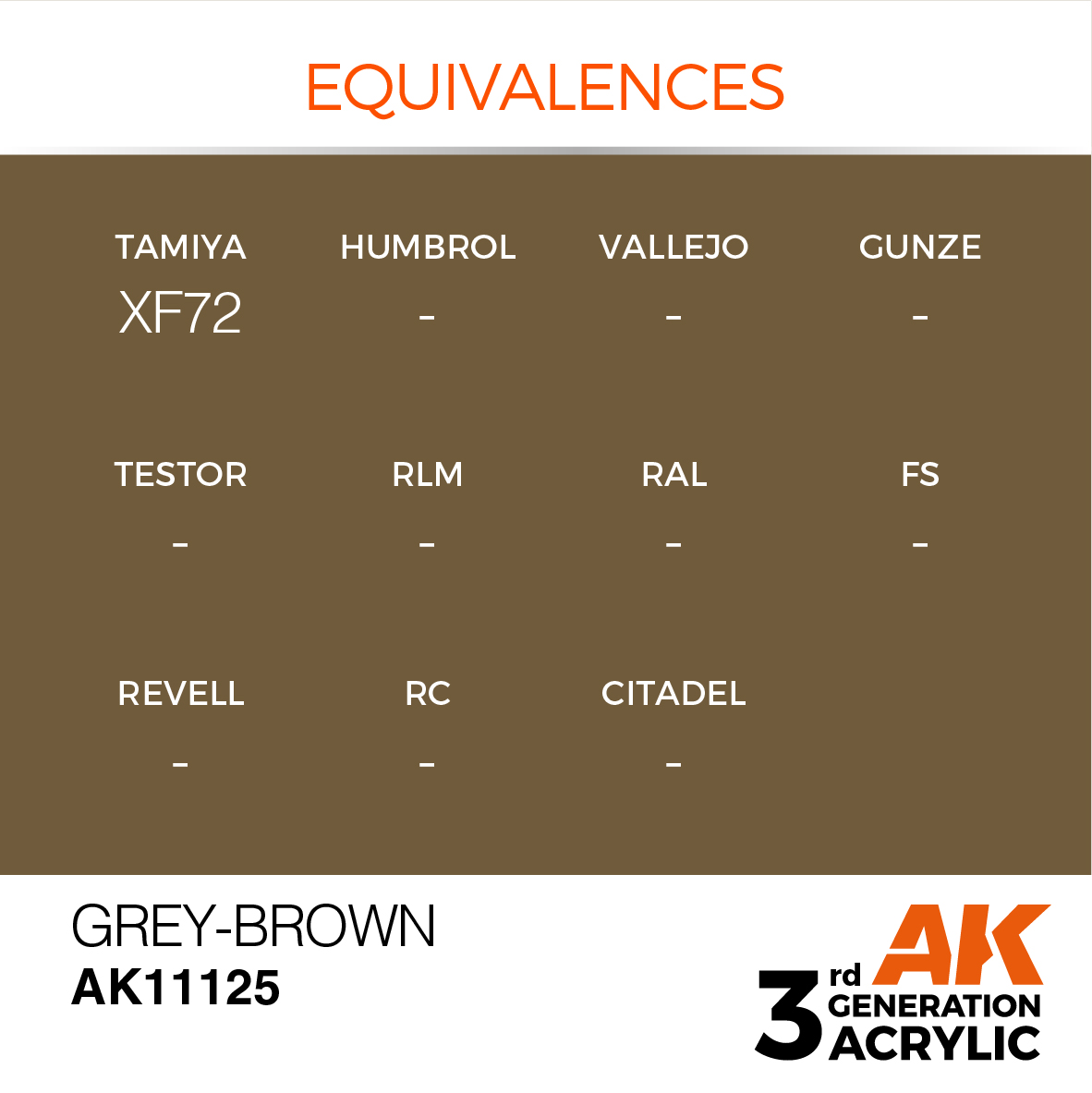 AK11125 Khaki Grey (3rd-Generation) (17mL)